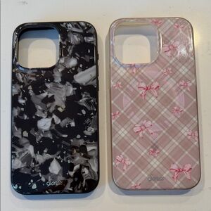 Sonix Marble and Plaid iPhone Cases